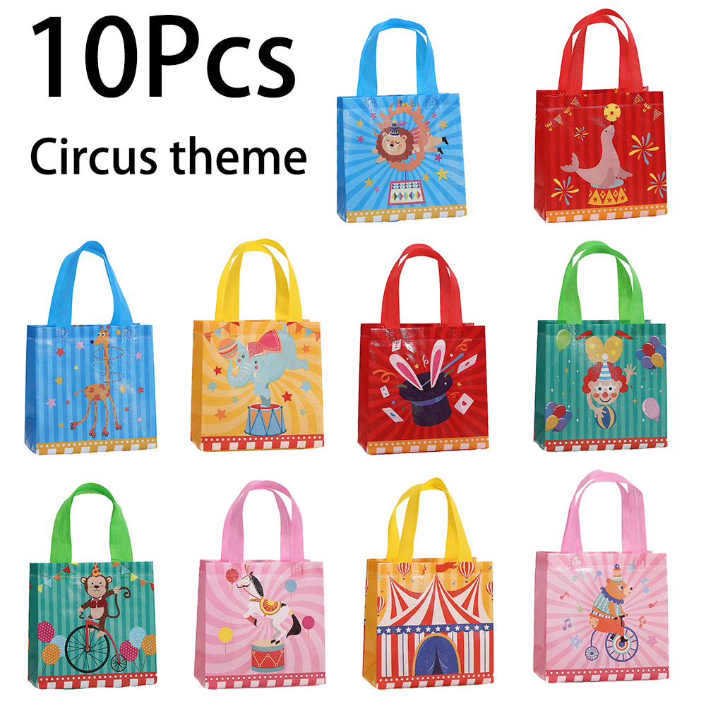 Event Party Shop - 10Pcs Cute Circus Theme Non-woven Gift