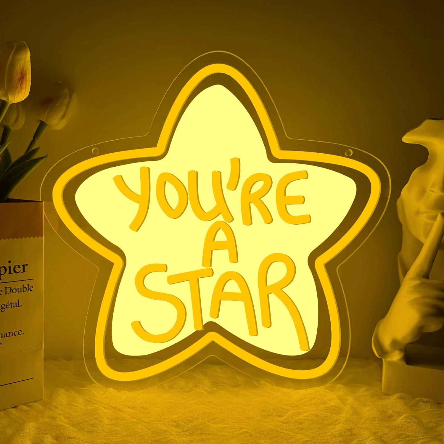 Neon Sign Party - You're A Star Neon Sign USB