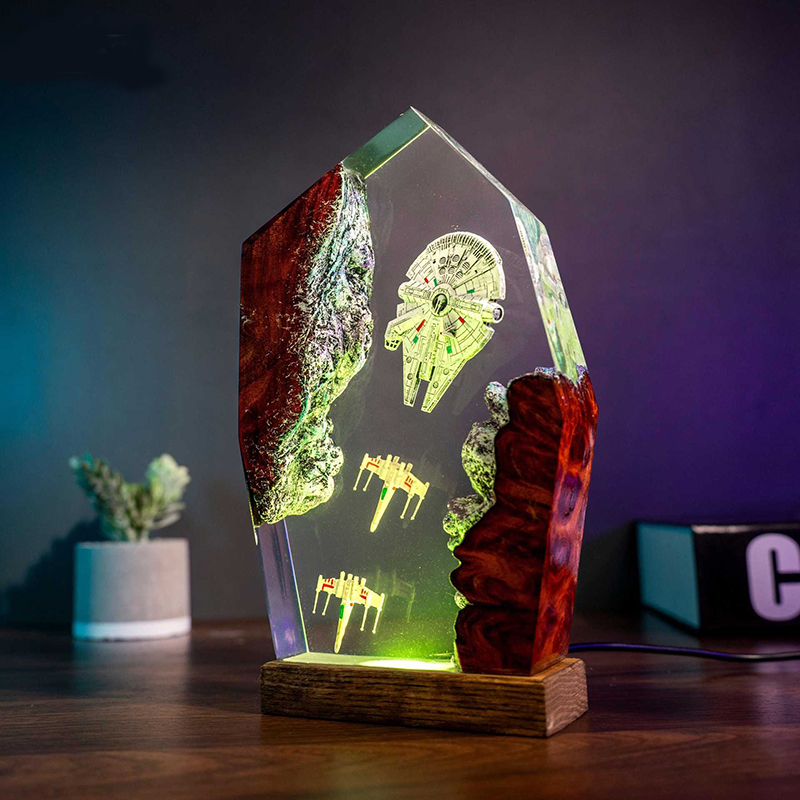 Eve Party - Table Resin Lamp Universe War Sence