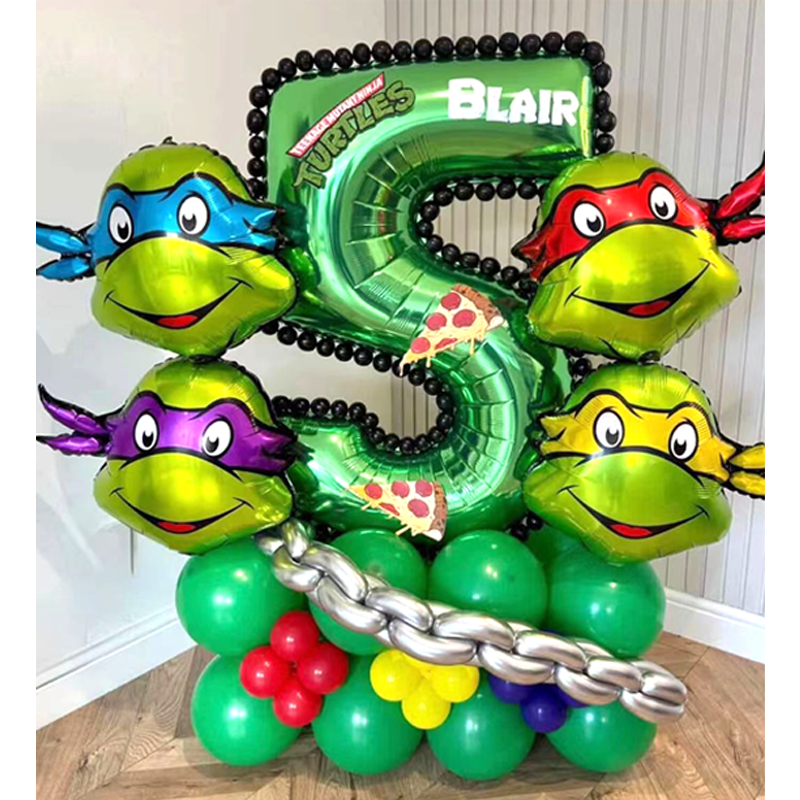 Balloon Arch Kit - Ninja Turtles Themed Balloon Arch Kit