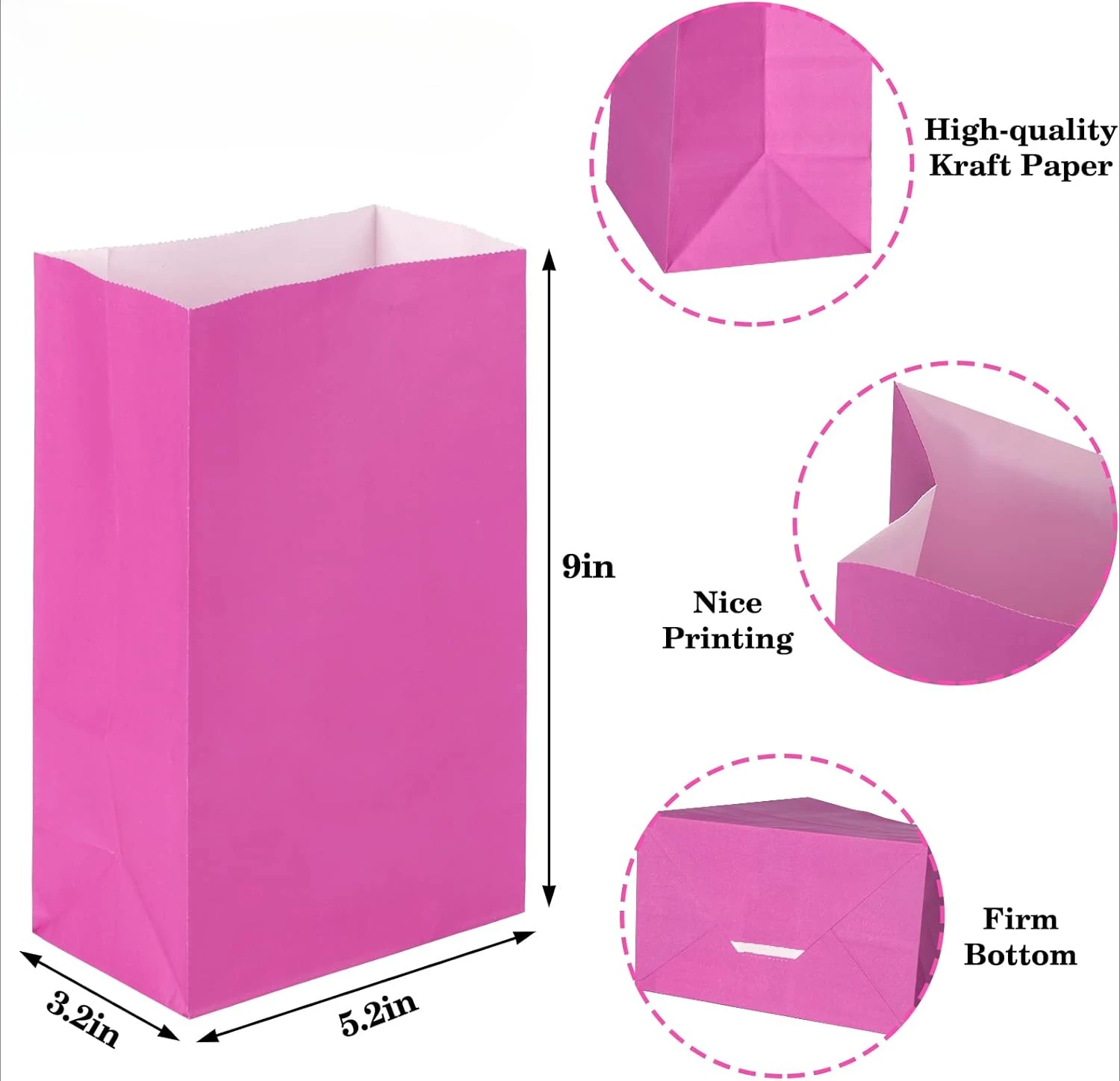 10/20/50pcs colorful Kraft Pap - Event Party Shop ulasan dan harga