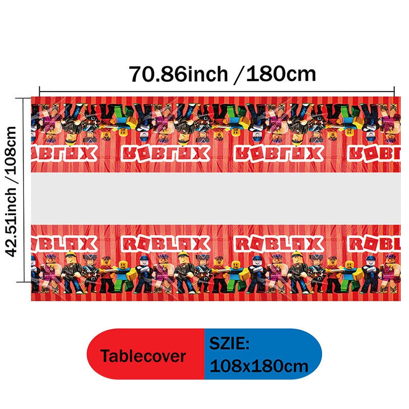 ROBLOXED Tablecloth Background - Table Cloth Disposable ulasan dan harga