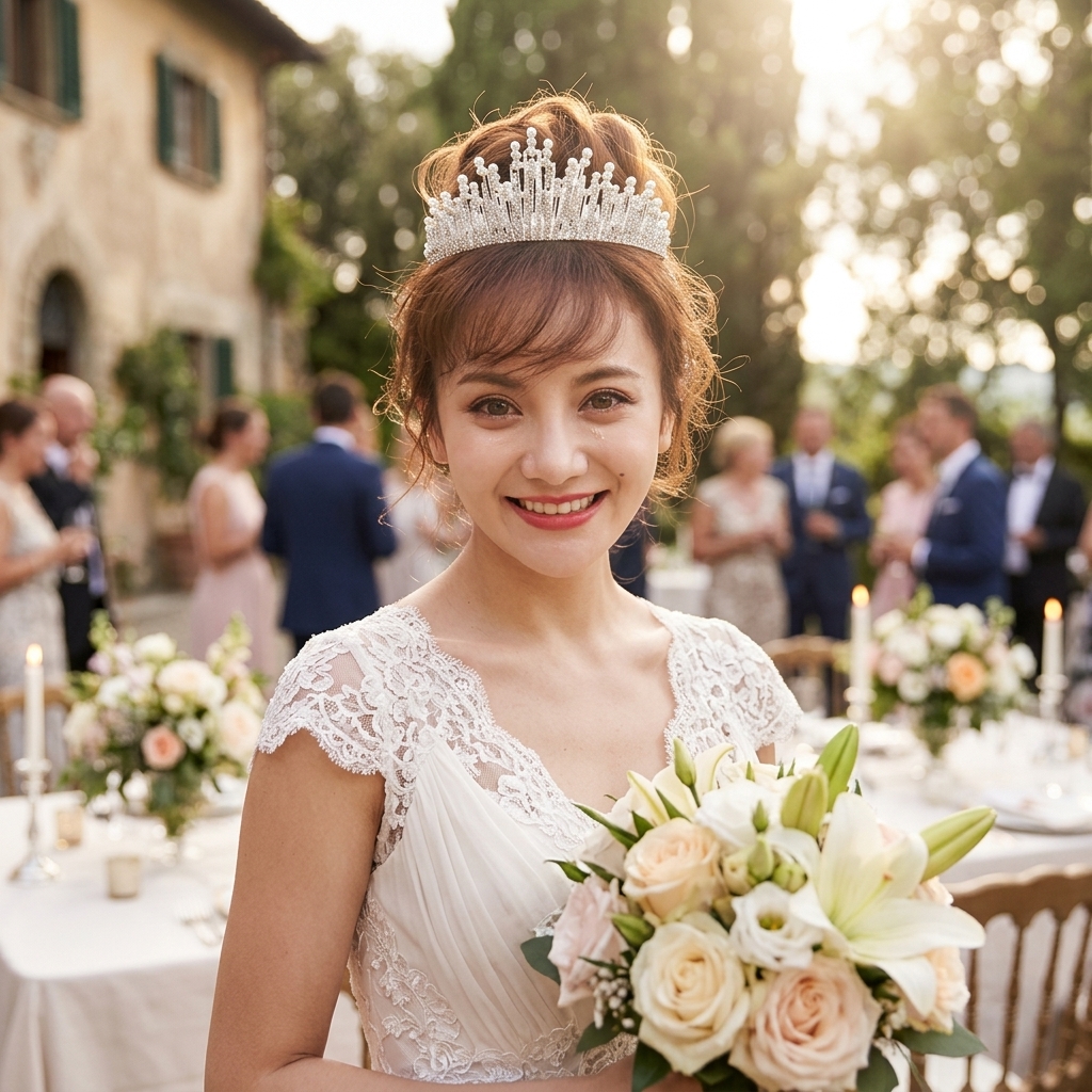 Bridal Pearl Crown Headpiece E - Event & Party Supply ulasan dan harga