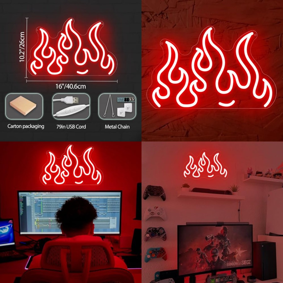 Neon Sign LED Wall Light for G - Eve Party ulasan dan harga