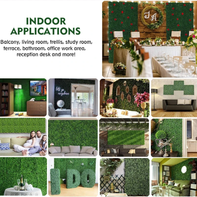Artificial Plants Grass Wall B - Flower Wall Panel ulasan dan harga