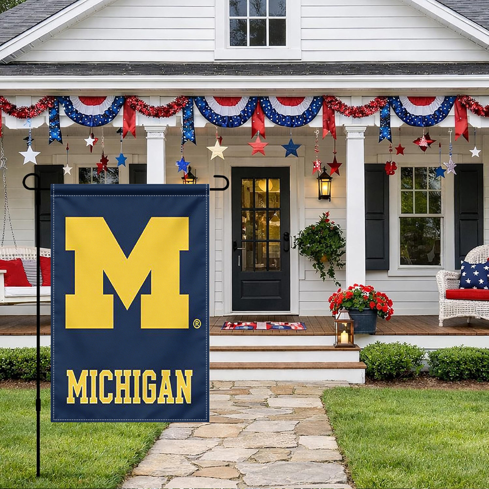 1PC, Michigan Wolverines Garde - Party Banner Gold ulasan dan harga