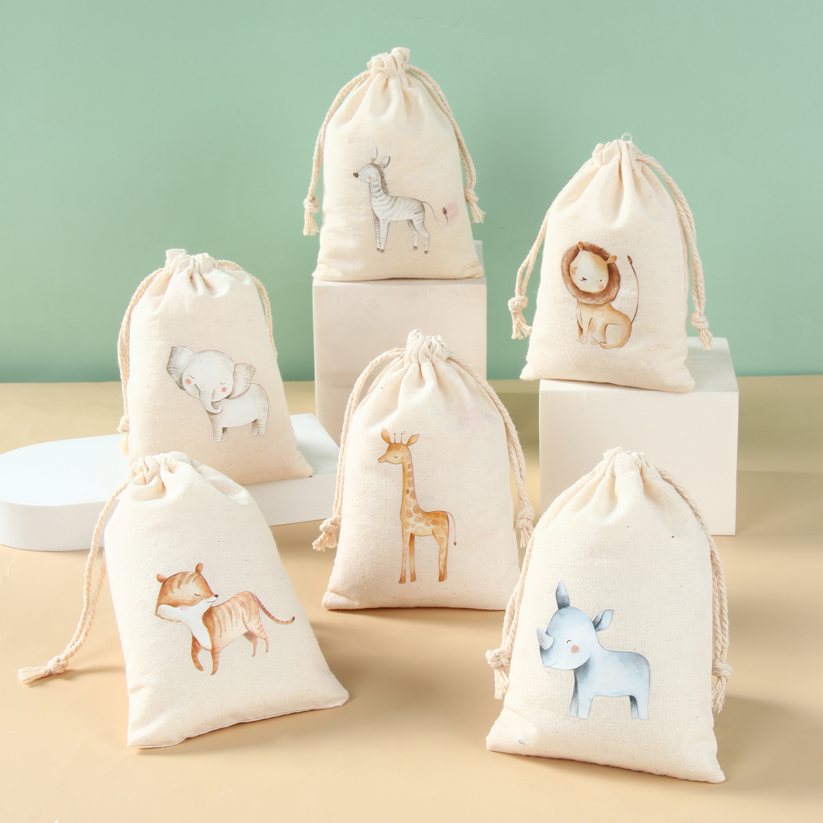6pcs Animal Unicorn Dinosaur C - Cotton Candy Cone ulasan dan harga