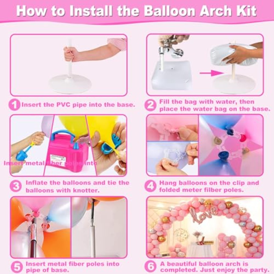 Balloon Arch Kit and Balloon P - Balloon Arch Kit ulasan dan harga