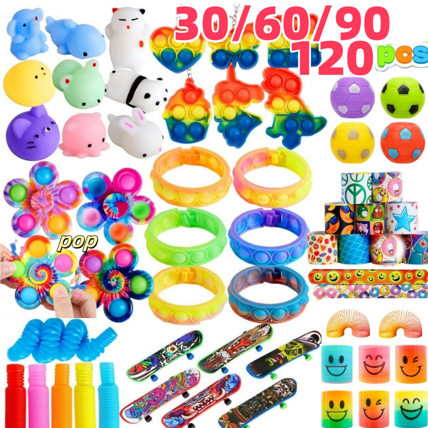 Bulk Pack of 30-120 Popular Fi - Event Party ulasan dan harga