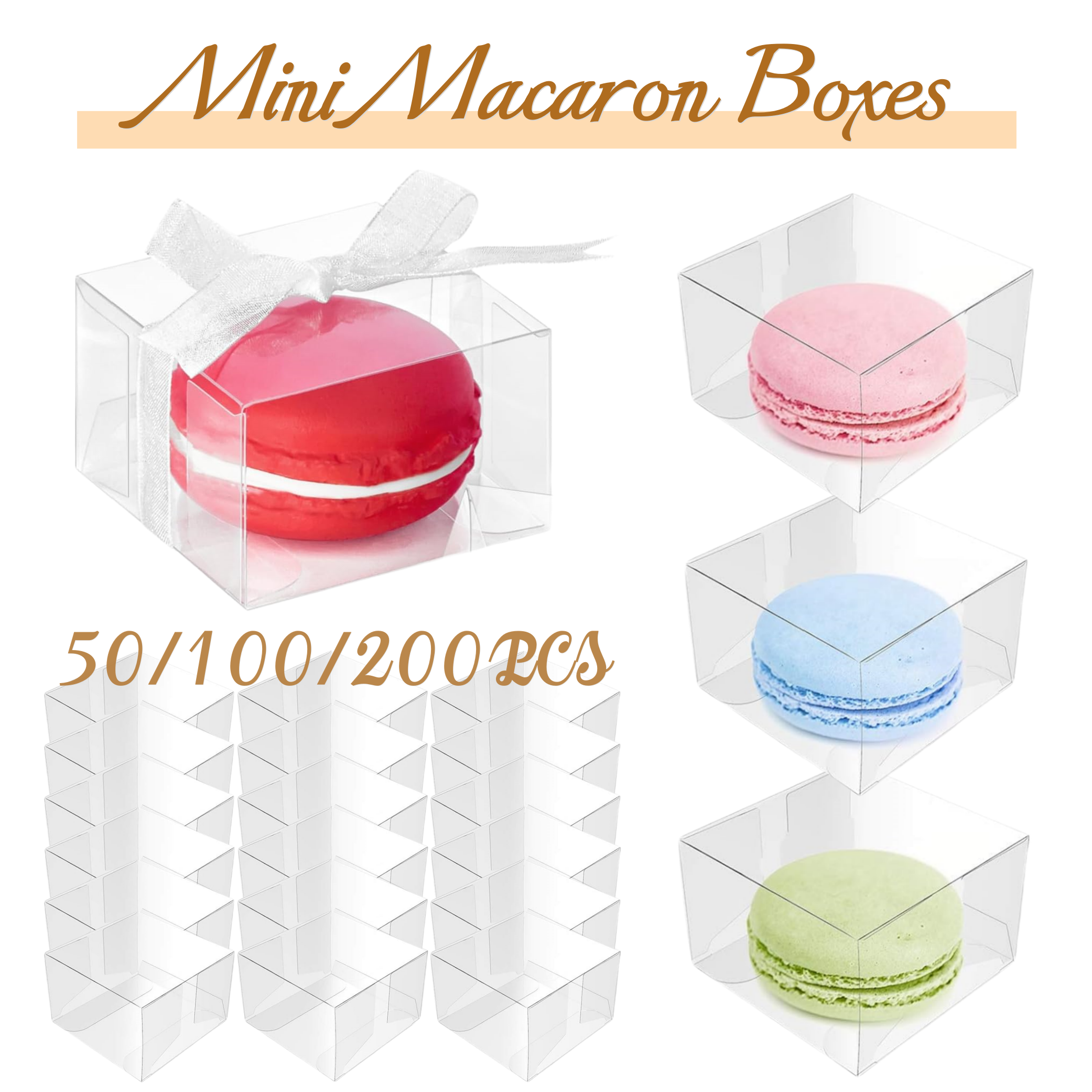 50-200Pcs Mini Macaron Boxes C - Event Party Box ulasan dan harga