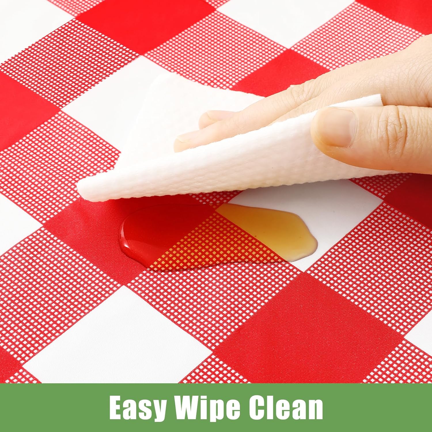 Smiry 3 Pack Red Gingham Dispo - Table Cloth Disposable ulasan dan harga
