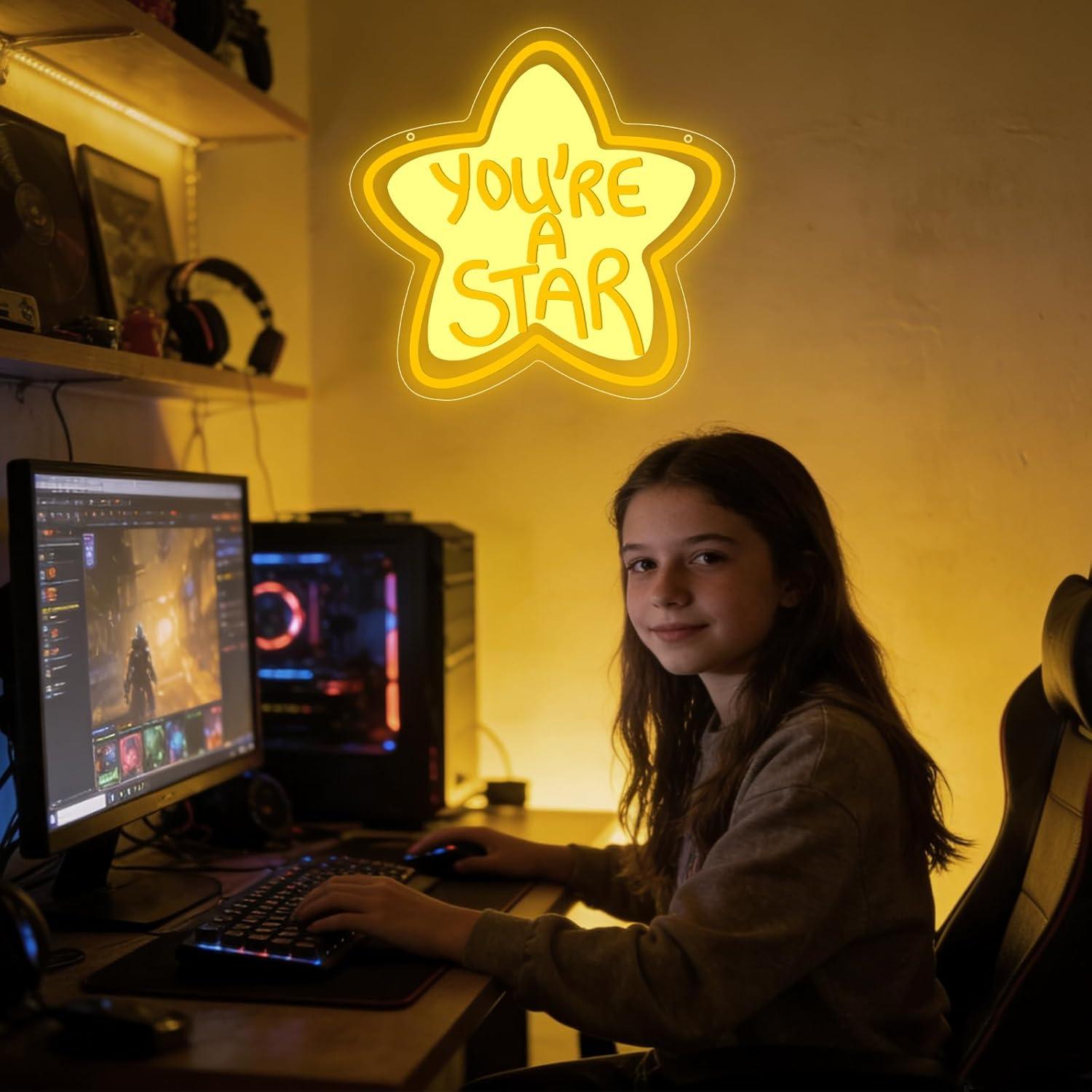 You're A Star Neon Sign USB Di - Neon Sign Party ulasan dan harga