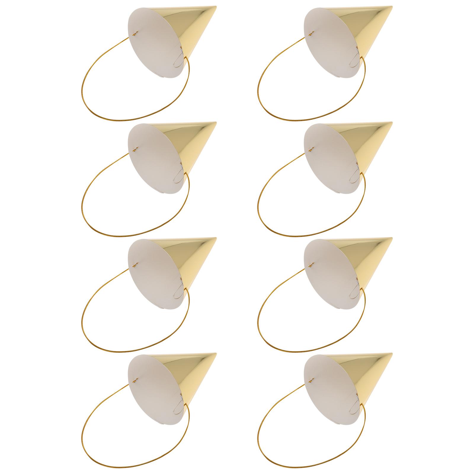 8 Pcs Birthday Hat Mini Assort - Party Hat Cone ulasan dan harga