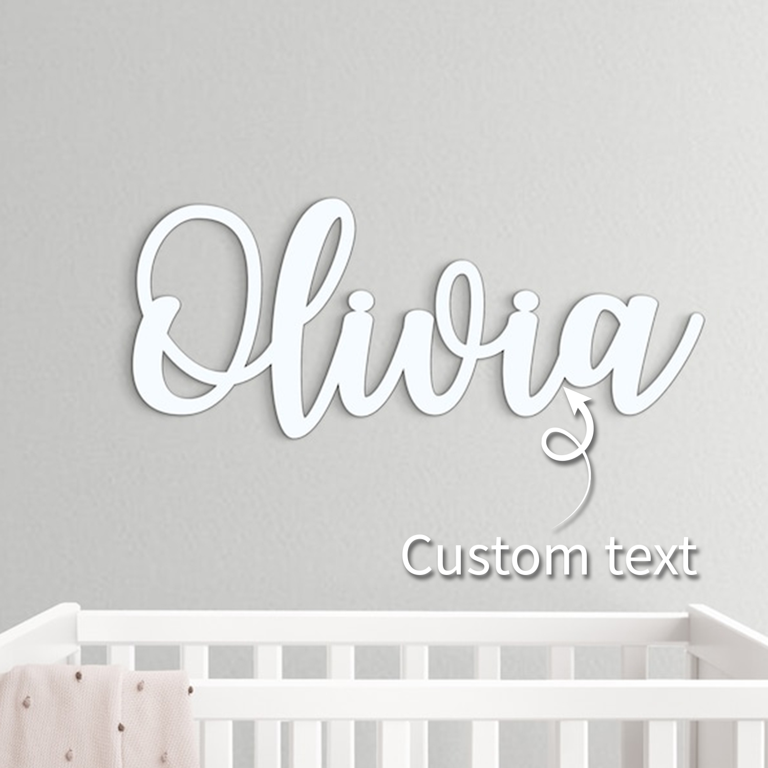 1pc Custom Wooden Name Sign,Cu - Eve Party ulasan dan harga