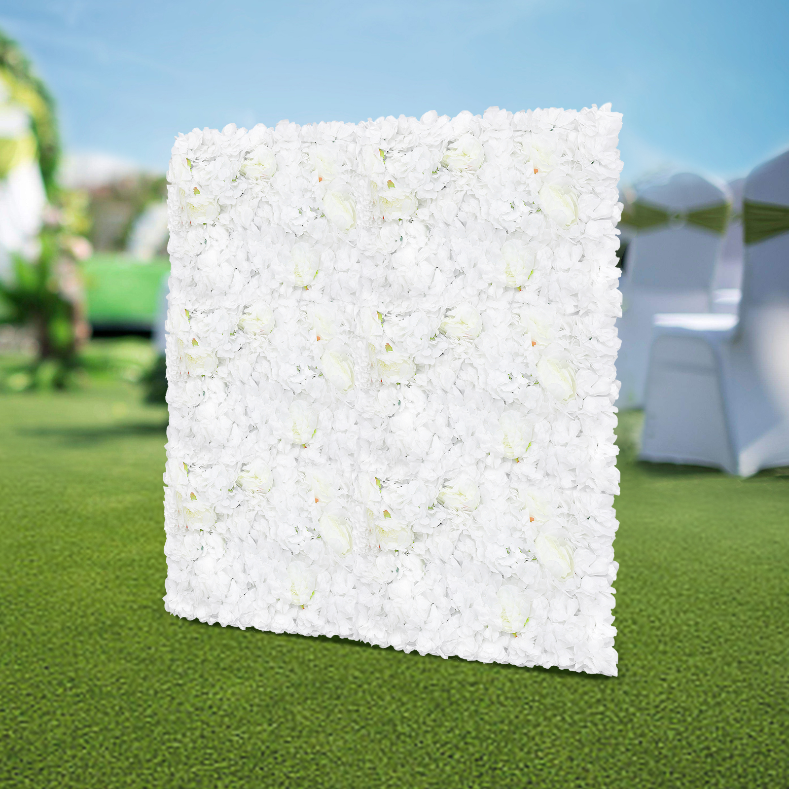6PCS Silk Decorative Backdrop, - Flower Wall Panel ulasan dan harga