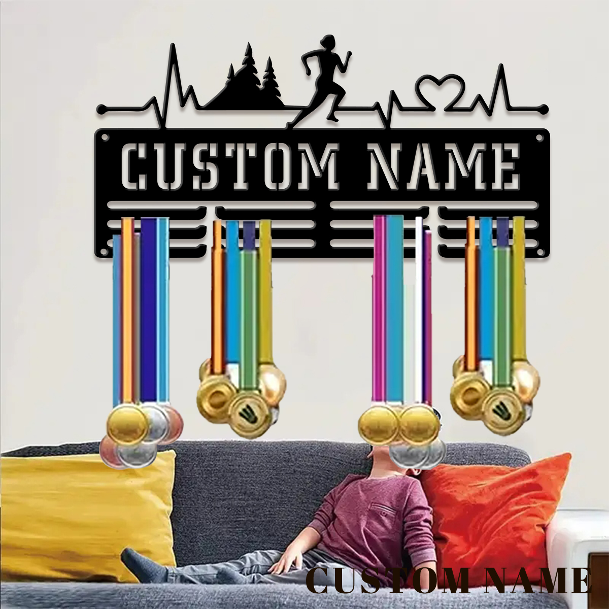 custom Marathon Sports Metal m - Event Party ulasan dan harga