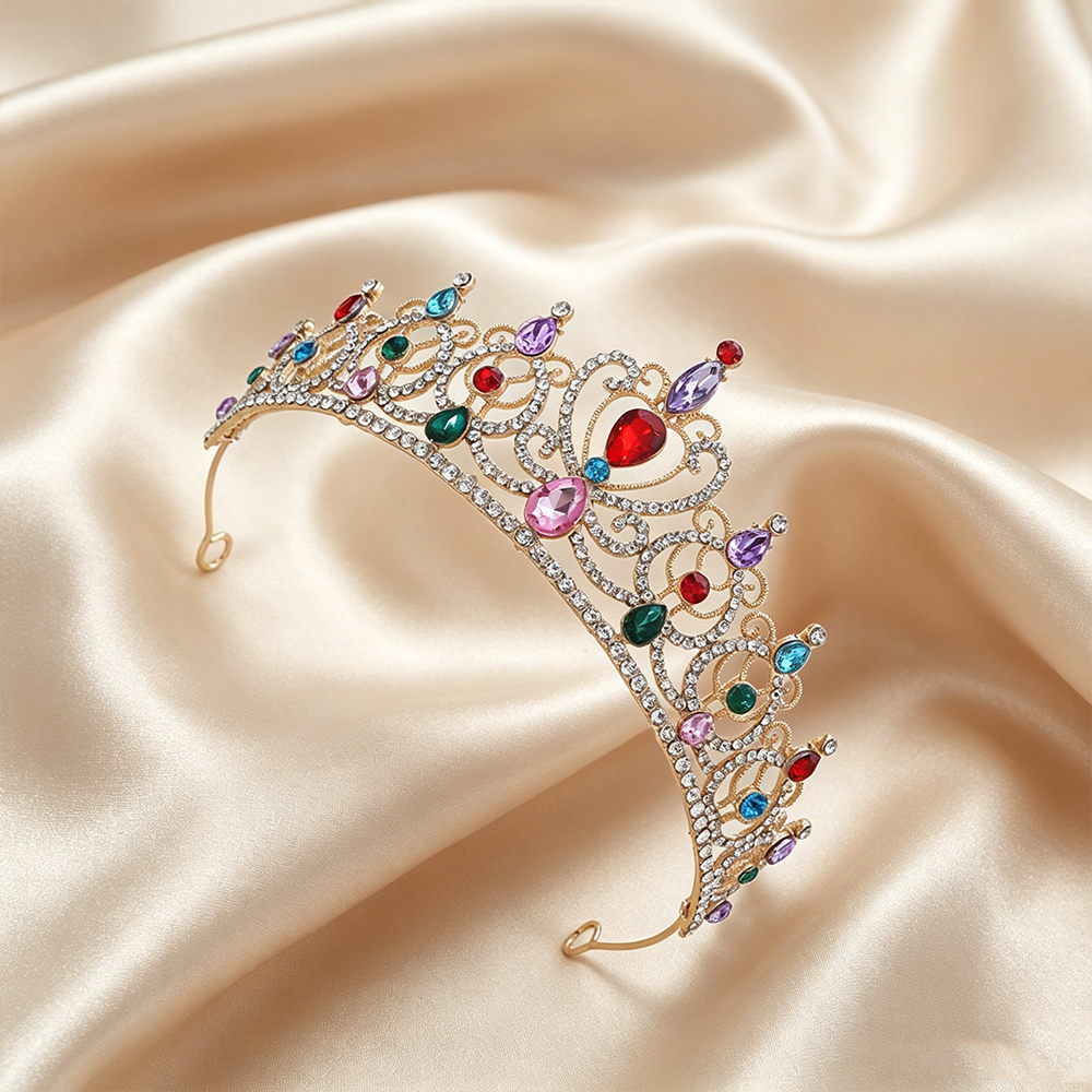 Luxury Vintage Gold Tiara Crow - Event & Party Supply ulasan dan harga