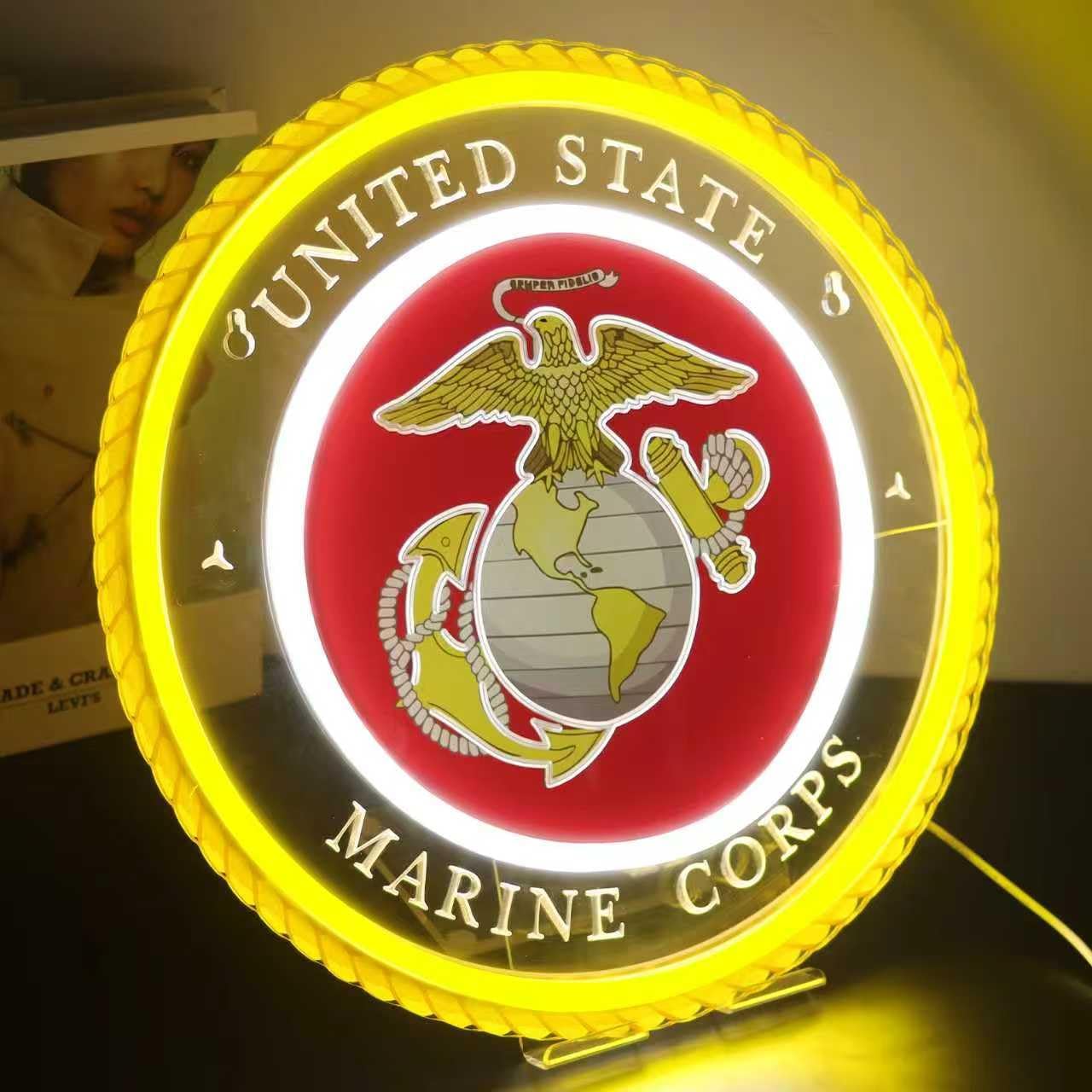 Military-themed Neon Light Vet - Neon Sign Party ulasan dan harga