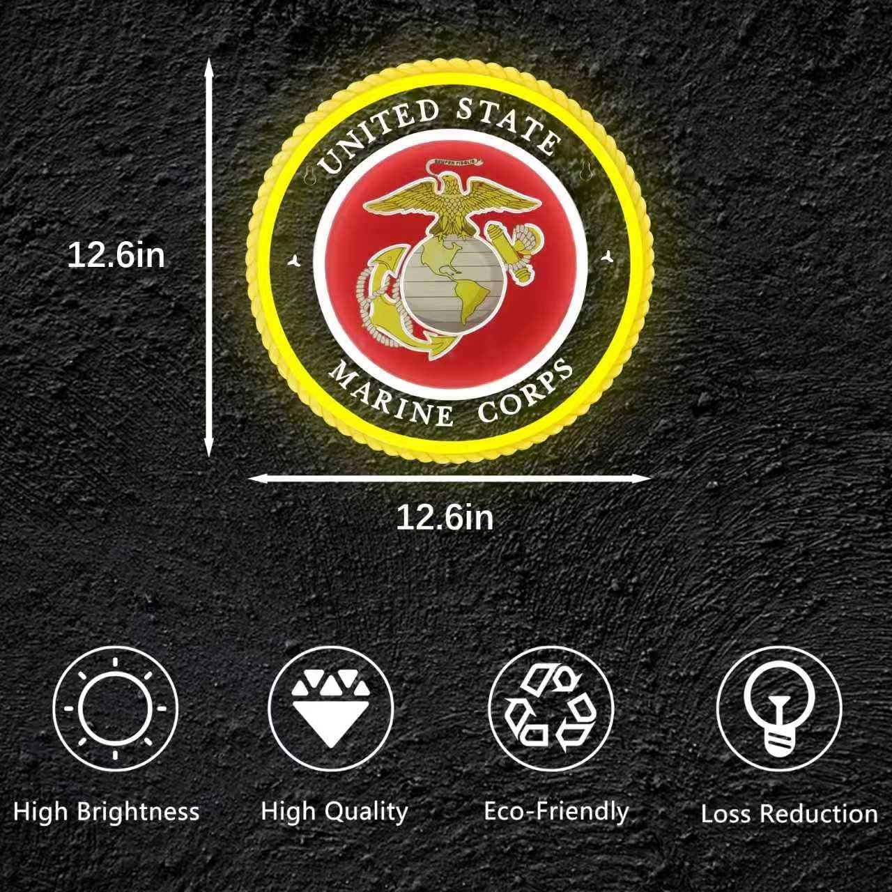 Military-themed Neon Light Vet - Neon Sign Party ulasan dan harga