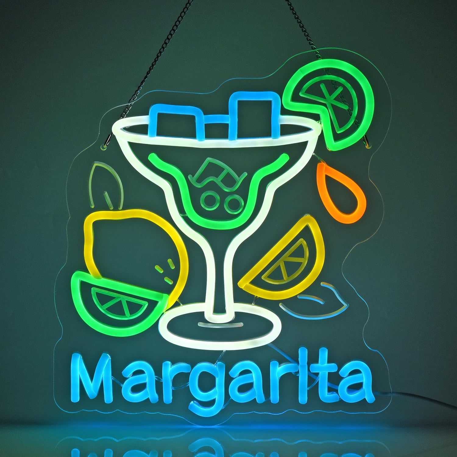 Margarita Neon Sign Wall Art D - Neon Sign Party ulasan dan harga