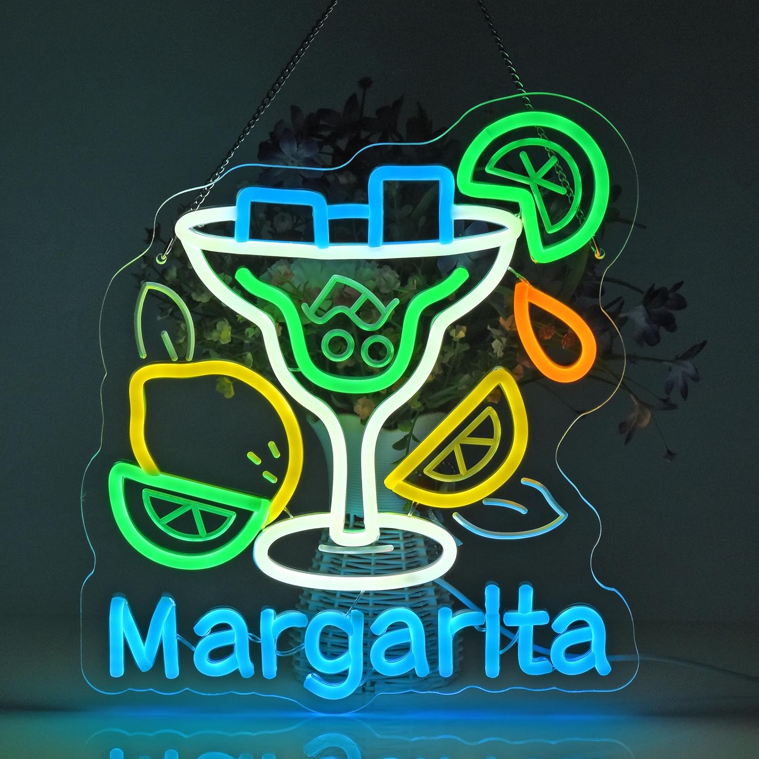 Margarita Neon Sign Wall Art D - Neon Sign Party ulasan dan harga