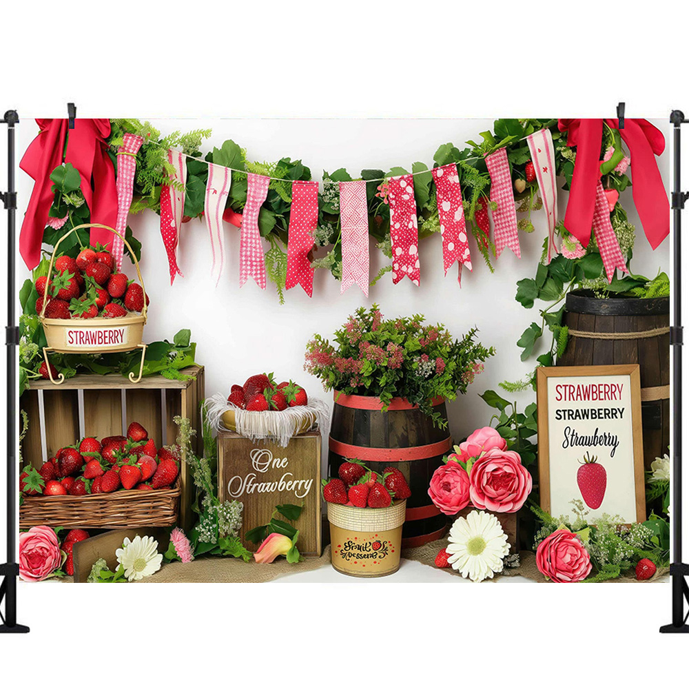 Red Strawberry Store Photograp - Party Event Supply Store ulasan dan harga
