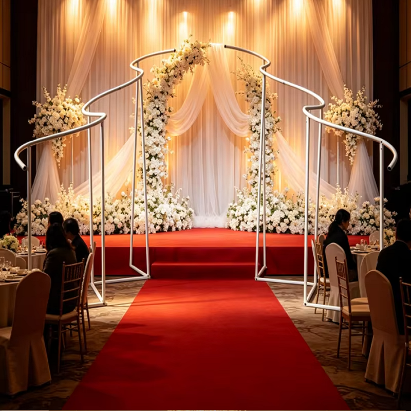 Luxury Wave Shape Frame Outdoo - Party Event Supply Store ulasan dan harga