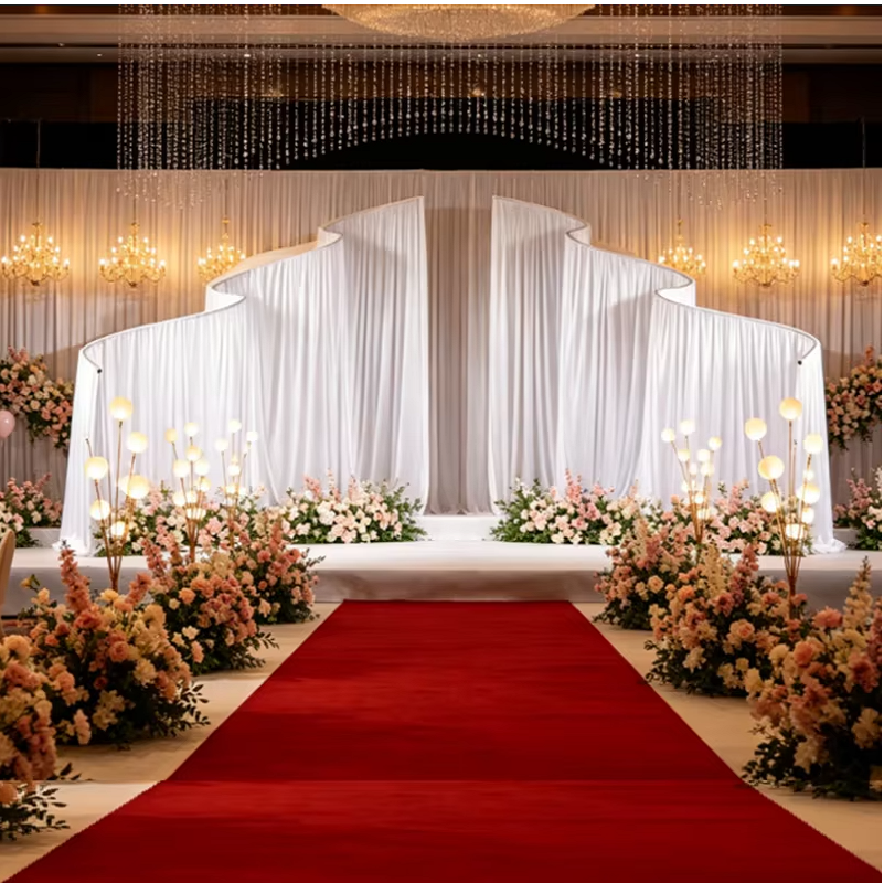 Luxury Wave Shape Frame Outdoo - Party Event Supply Store ulasan dan harga