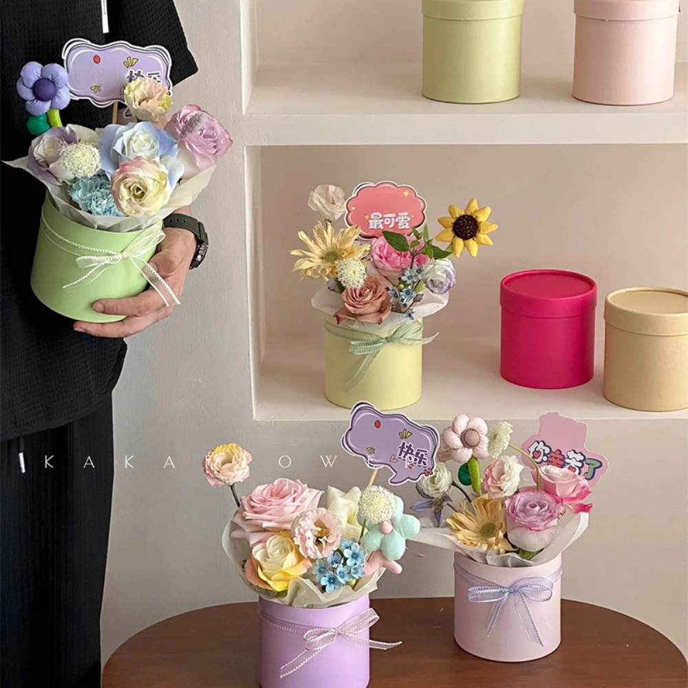 Small Flowers Packing Box Hug  - Event Party Box ulasan dan harga