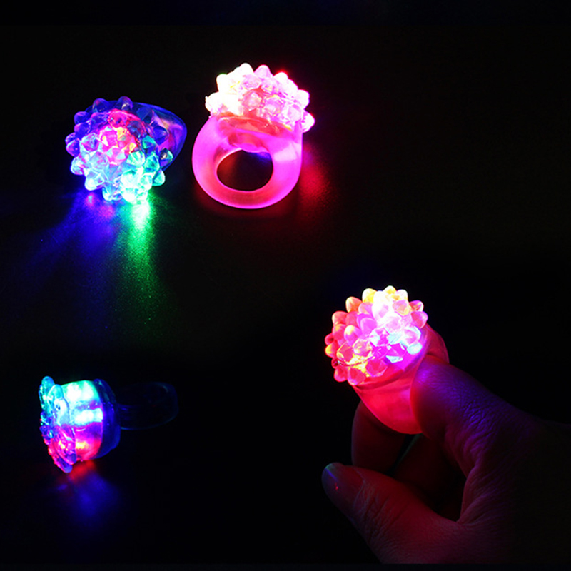 20/30/50pcs Glowing Rings LED  - Cotton Candy Cone ulasan dan harga