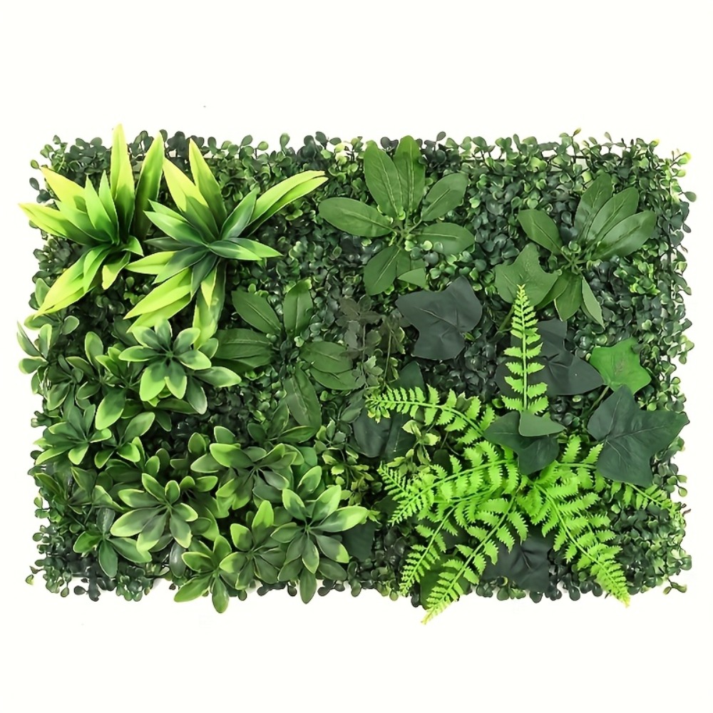 1PC Artificial Simulation Gree - Flower Wall Panel ulasan dan harga