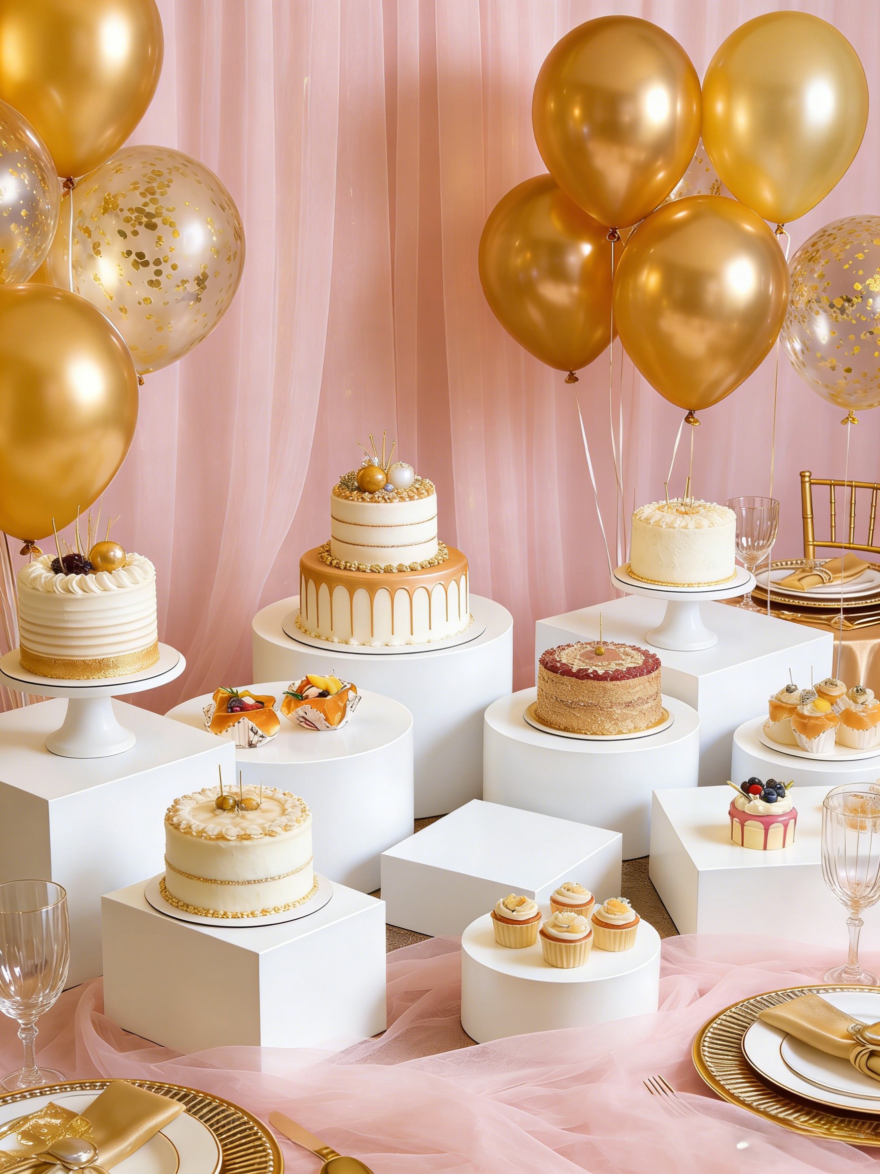 White Column Flower Vase 10pcs - Dessert Table Backdrop ulasan dan harga