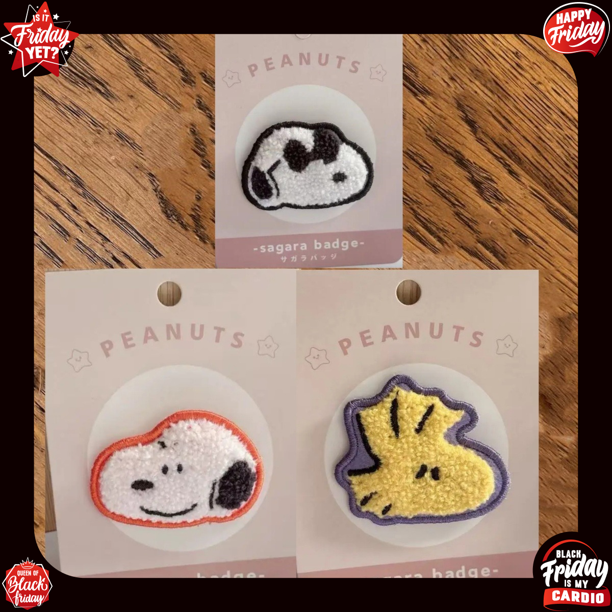 Cute Snoopy Cartoon Embroidery - Supply Event ulasan dan harga