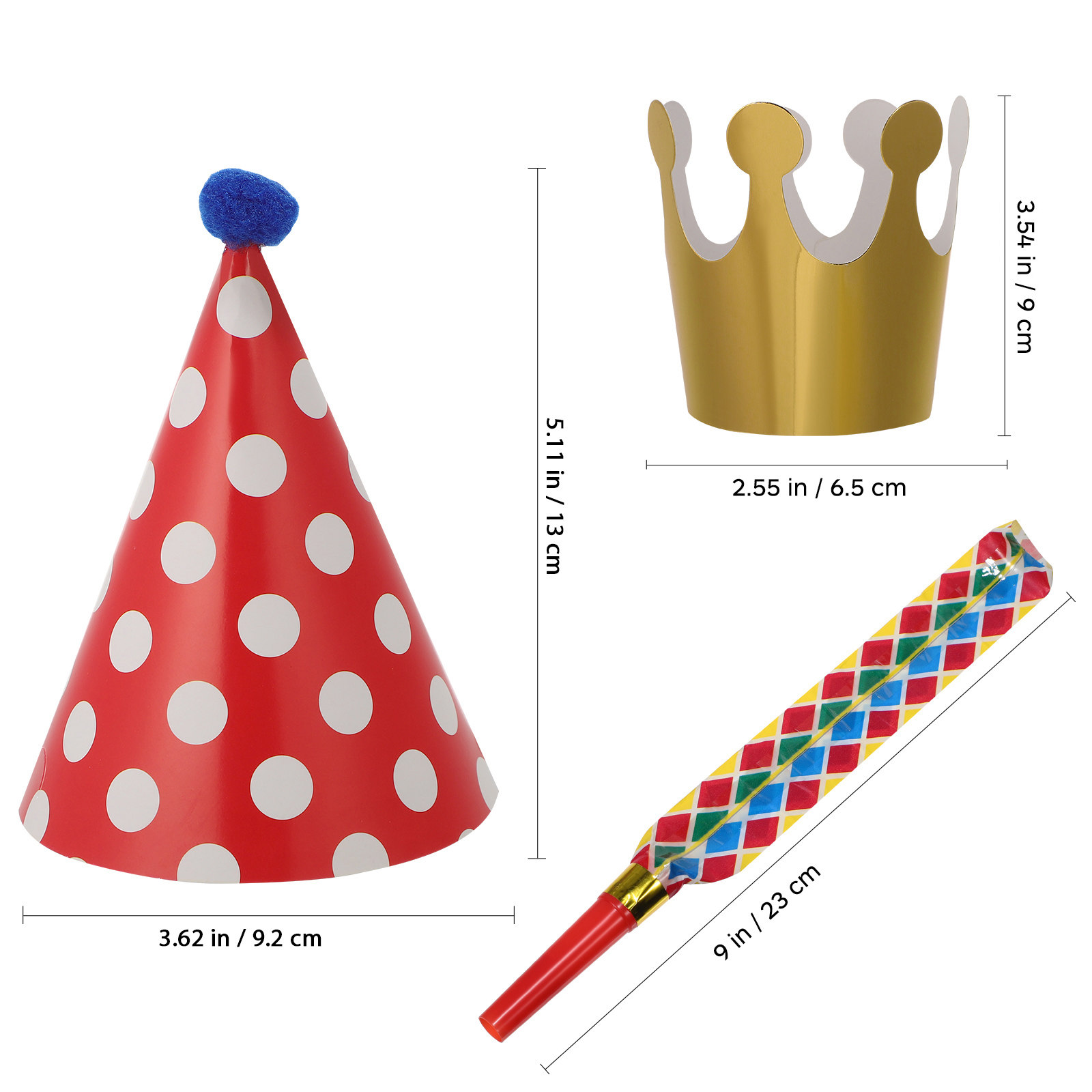 1Set Birthday Party Decoration - Party Hat Cone ulasan dan harga
