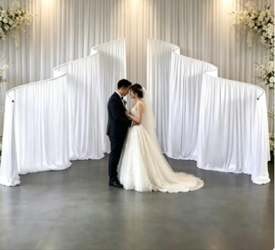 Wave Shape Metal Iron Arch Sta - Party Event Supply Store ulasan dan harga