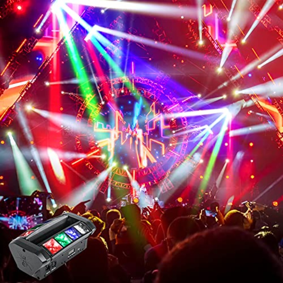 RGBW Moving Head DJ Light LED  - Event Party Dj ulasan dan harga