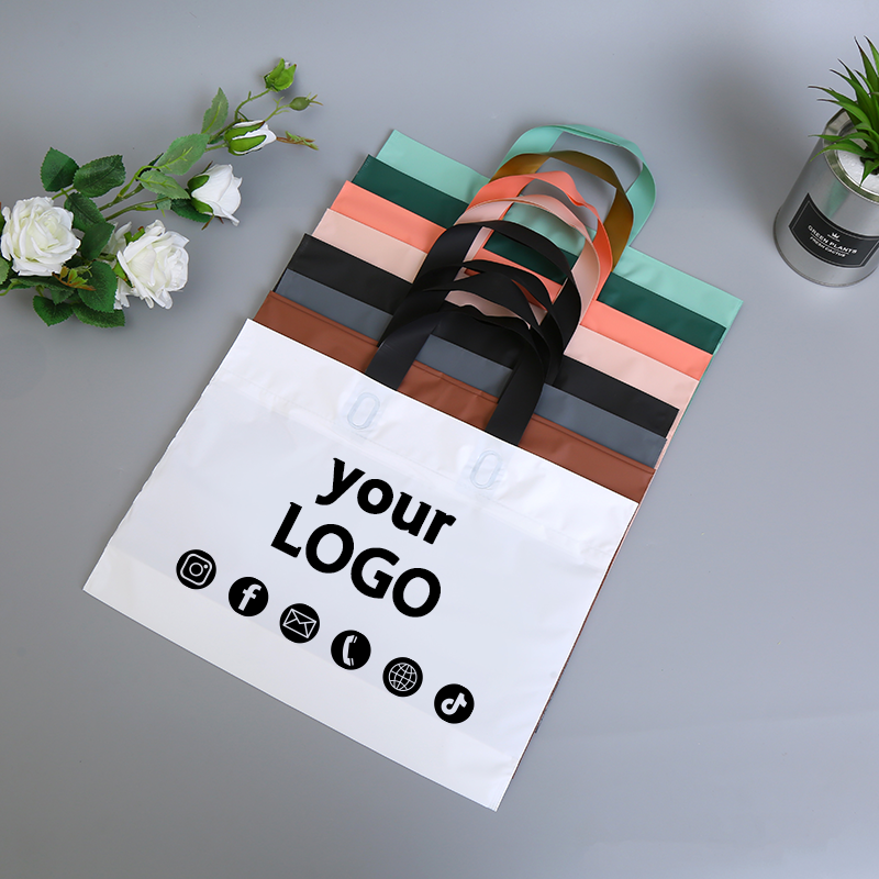 Customized logo frosted shoppi - Event Party Shop ulasan dan harga
