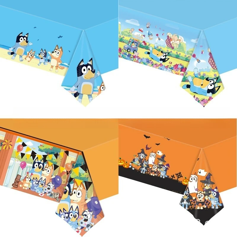 New Bluey Tablecloth Birthday  - Table Cloth Disposable ulasan dan harga