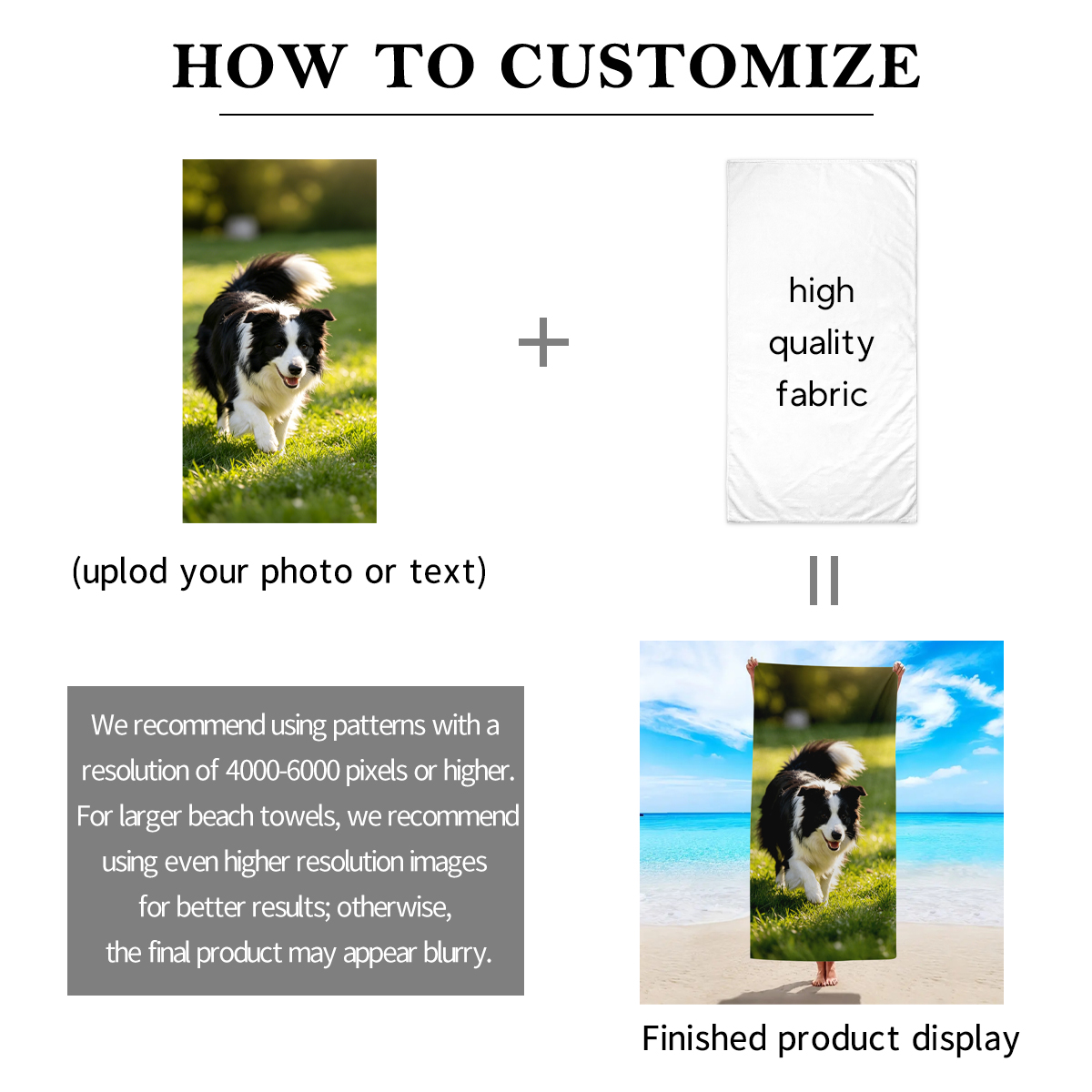 1pc Customized beach towels fo - Event Party ulasan dan harga