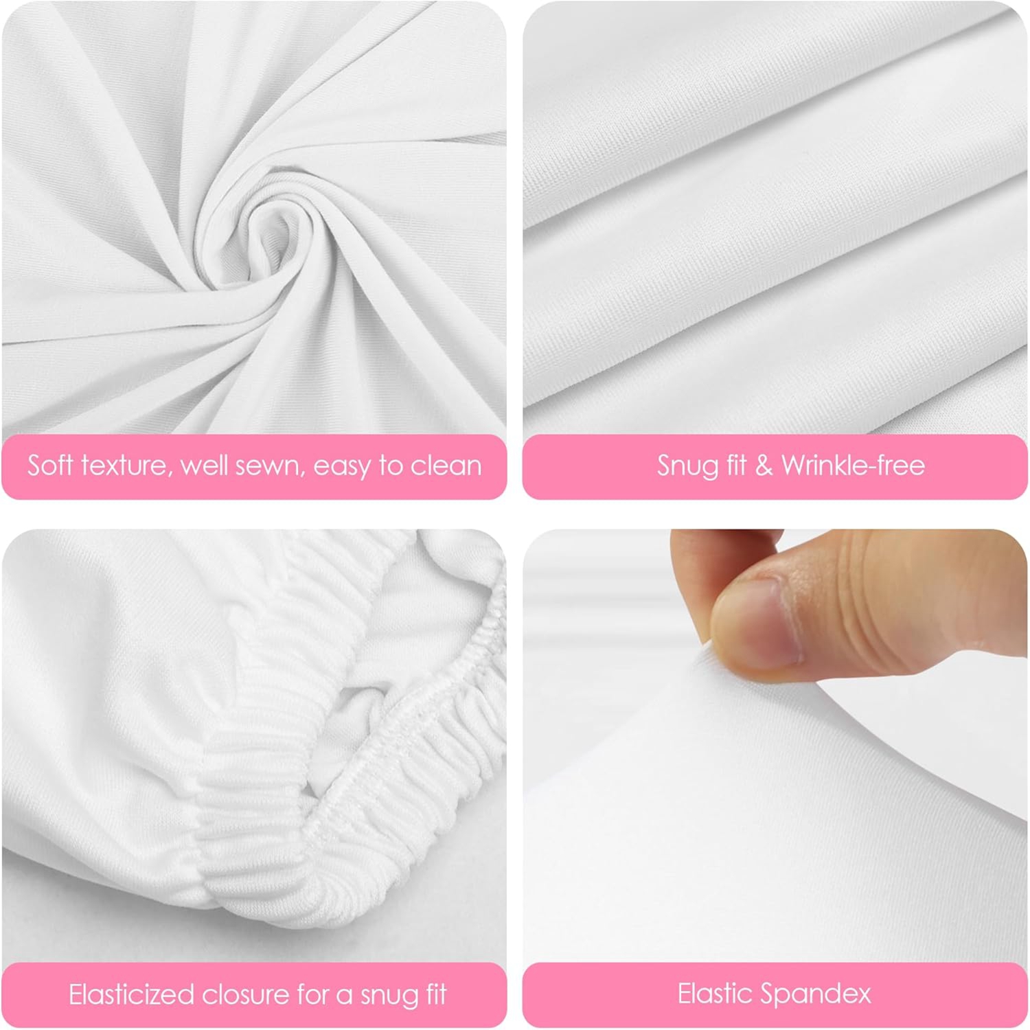 Yeele 1PCS/3PCS/5PCS White Cyl - Dessert Table Backdrop ulasan dan harga