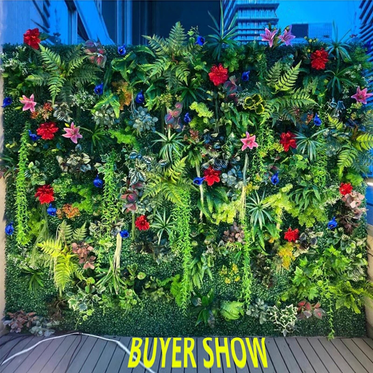 Artificial Plant Wall Reusable - Flower Wall Panel ulasan dan harga