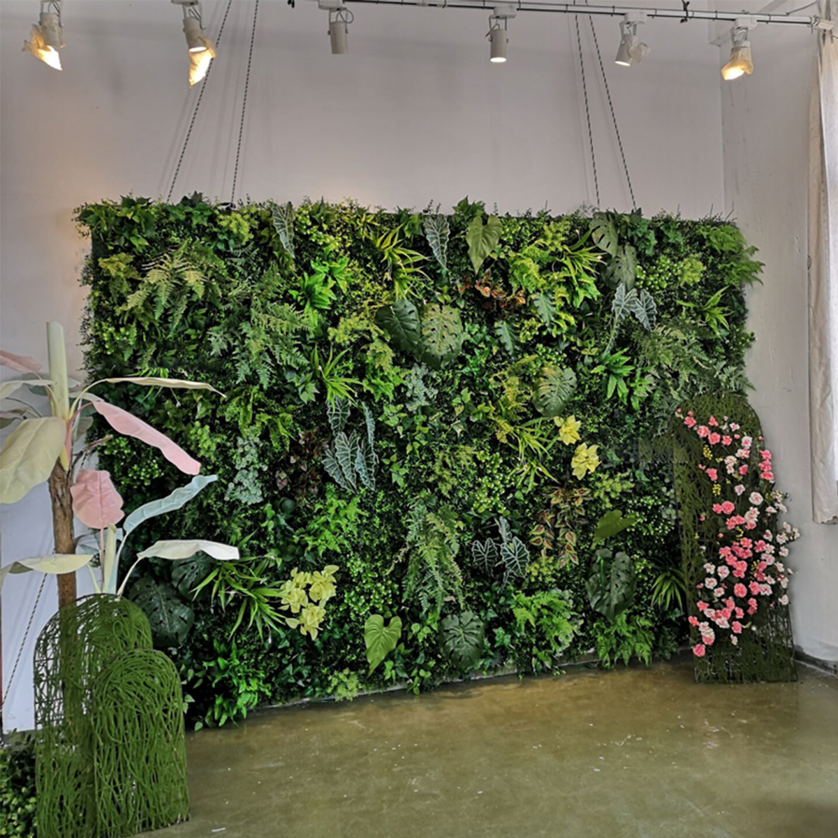Artificial Plant Wall Reusable - Flower Wall Panel ulasan dan harga