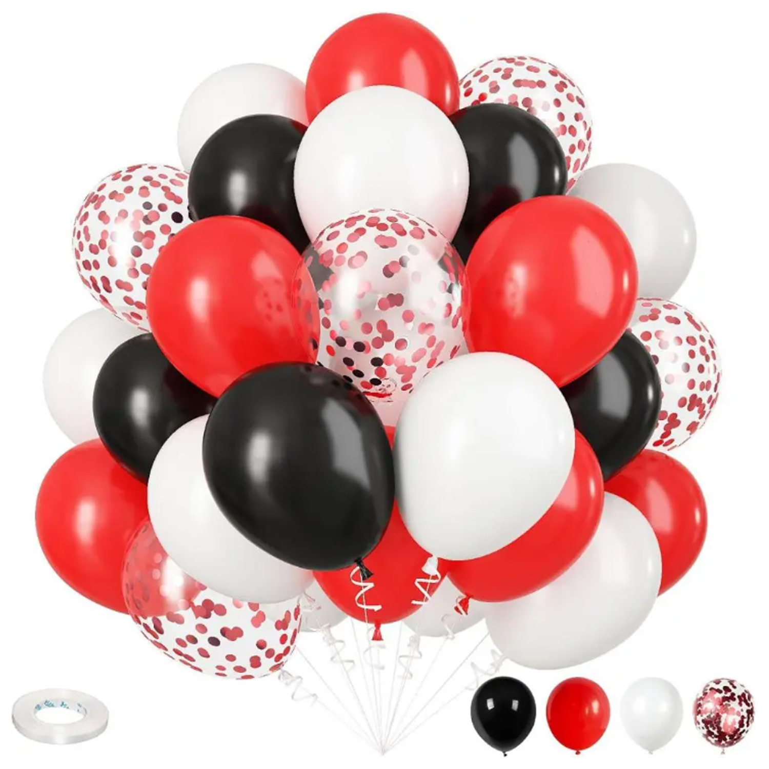 35pcs Pink, Green, and Purple  - Balloon Arch Kit ulasan dan harga