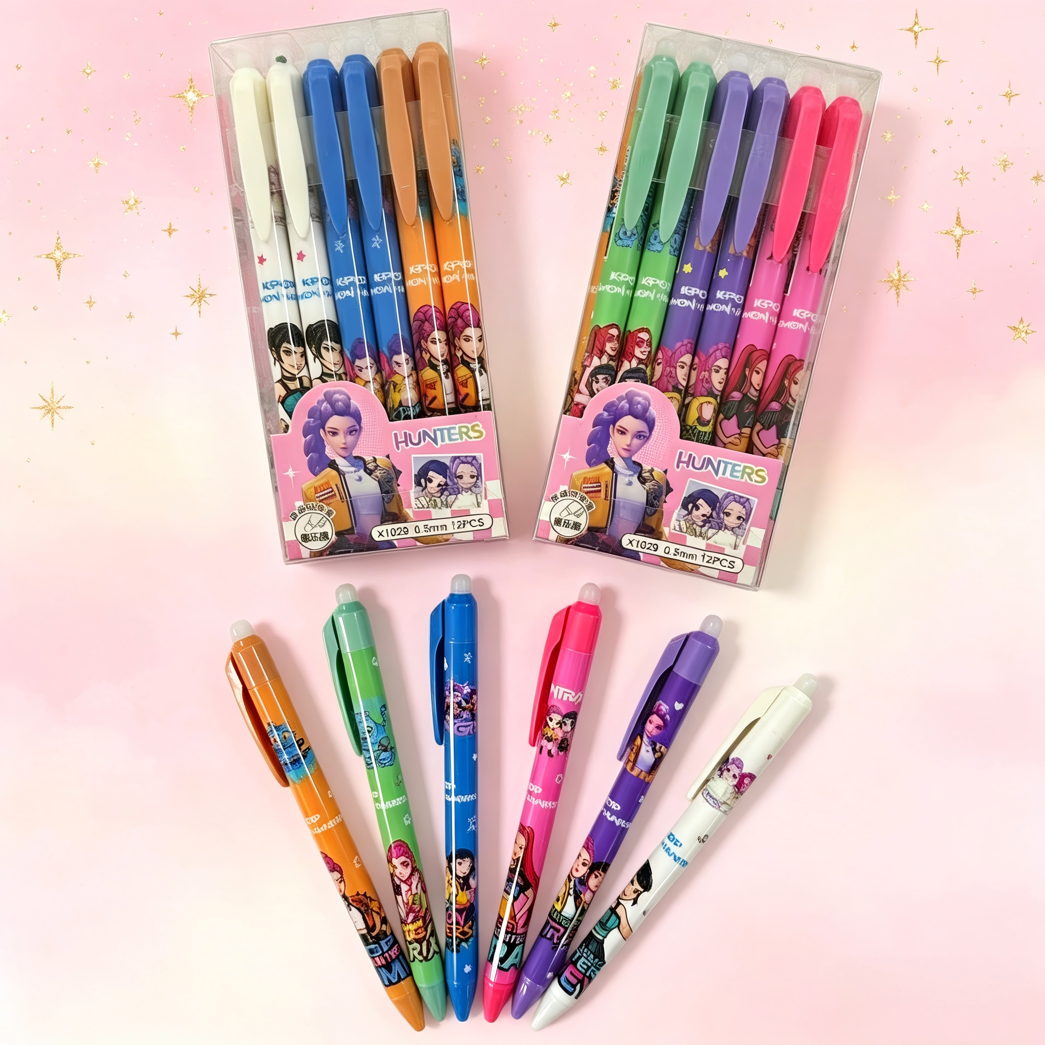 Cartoon Erasable Gel Pens Cute - Supply Event ulasan dan harga
