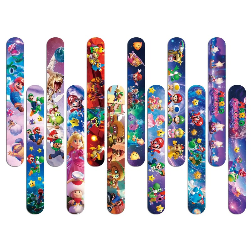 Super Mario PVC Slap Bracelets - Supply Event ulasan dan harga