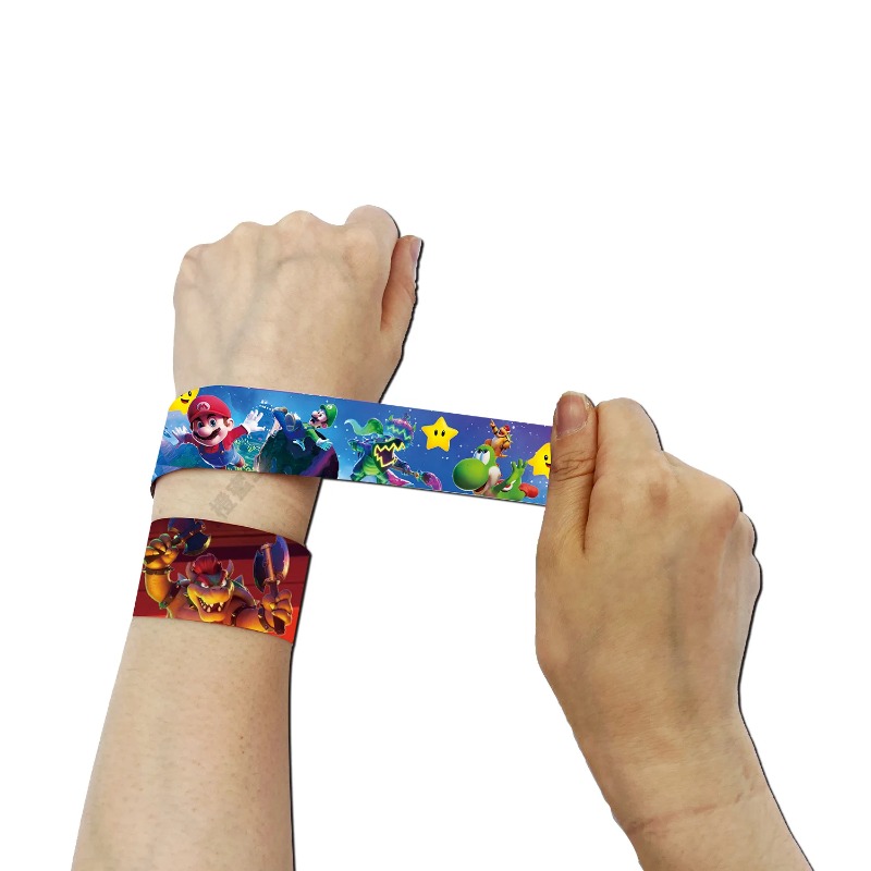 Super Mario PVC Slap Bracelets - Supply Event ulasan dan harga