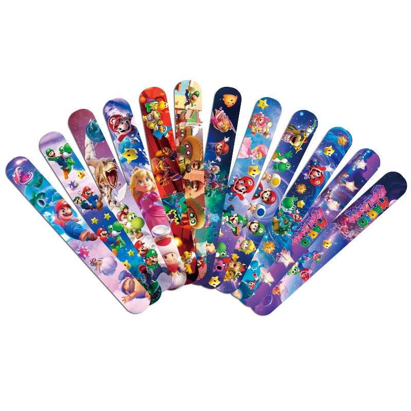 Super Mario PVC Slap Bracelets - Supply Event ulasan dan harga