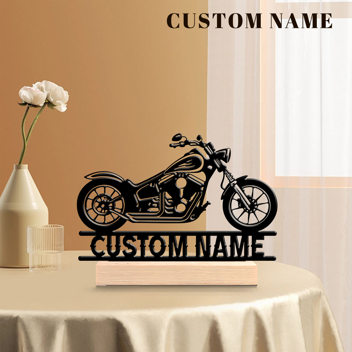 1Pc Csutom Name Road Motorbike - Eve Party ulasan dan harga